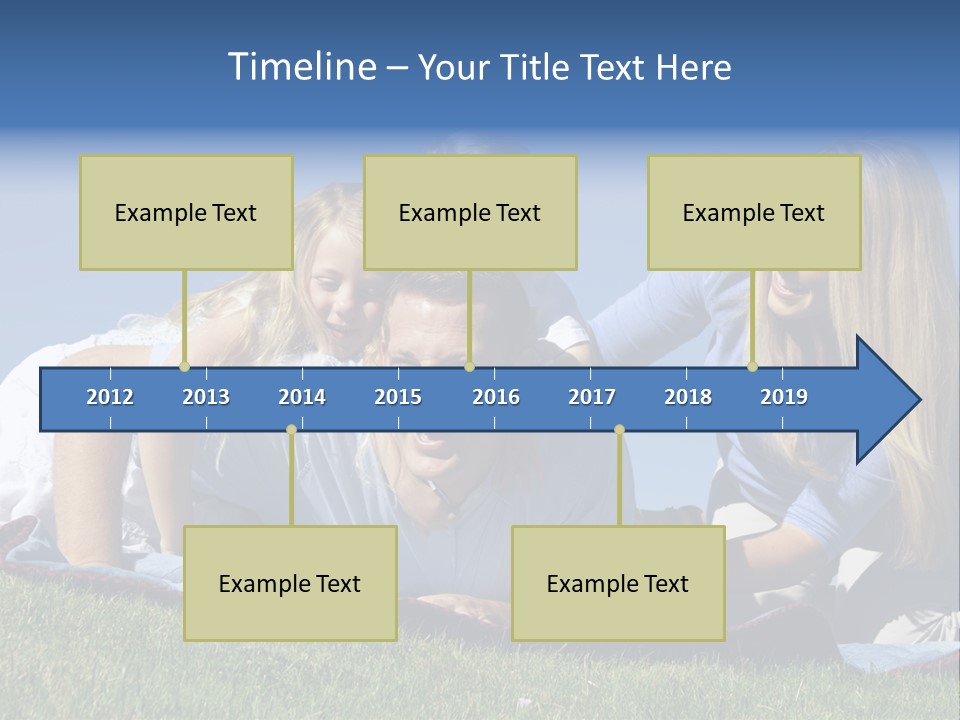 Vibrant Lifestyle Grass PowerPoint Template
