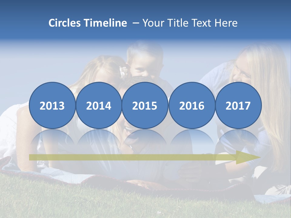 Vibrant Lifestyle Grass PowerPoint Template