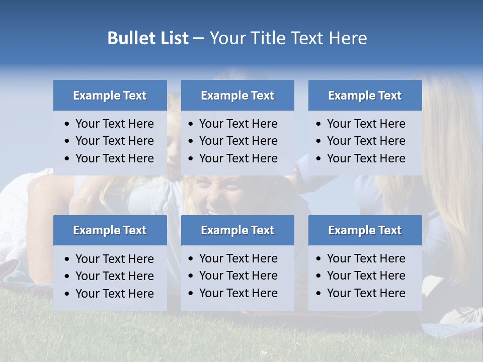 Vibrant Lifestyle Grass PowerPoint Template