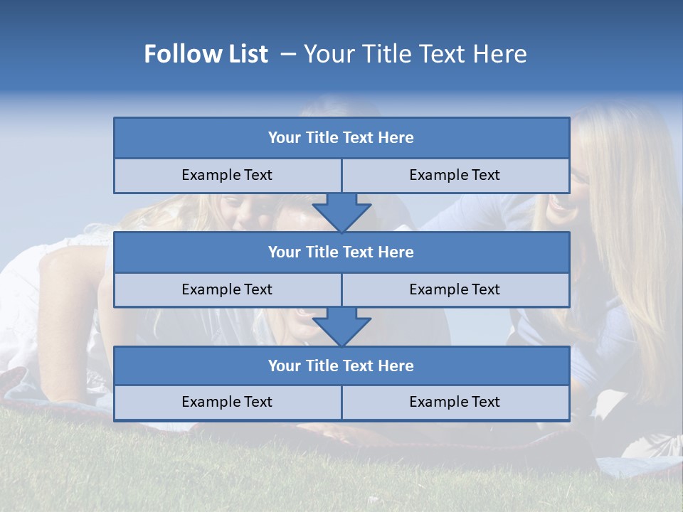 Vibrant Lifestyle Grass PowerPoint Template