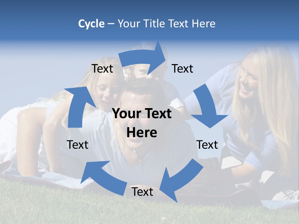 Vibrant Lifestyle Grass PowerPoint Template