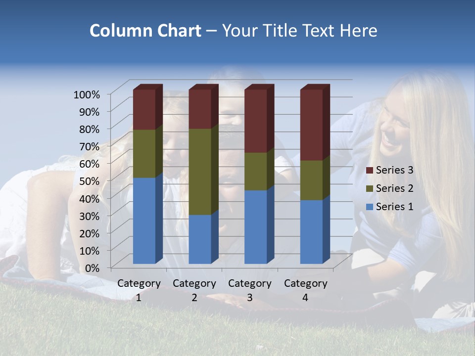 Vibrant Lifestyle Grass PowerPoint Template