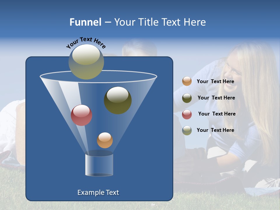 Vibrant Lifestyle Grass PowerPoint Template