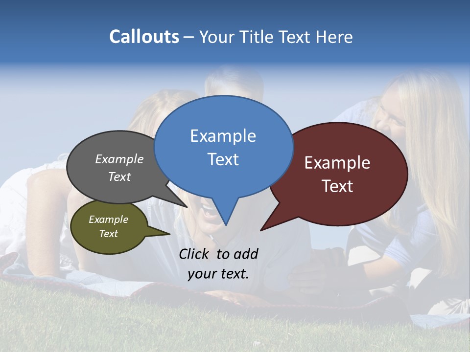 Vibrant Lifestyle Grass PowerPoint Template