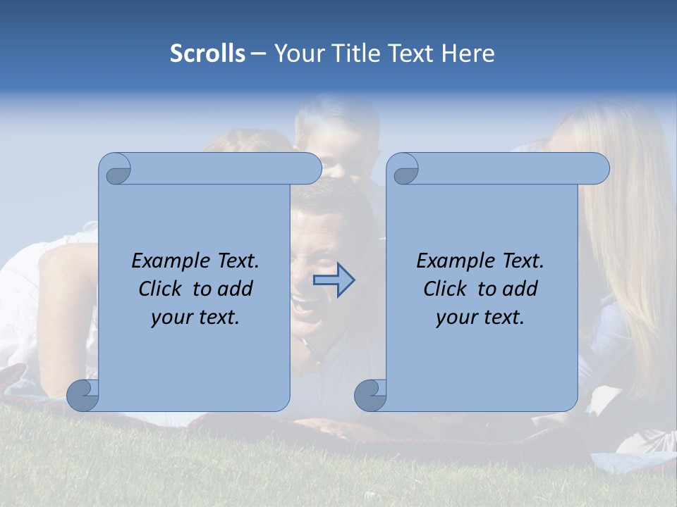 Vibrant Lifestyle Grass PowerPoint Template