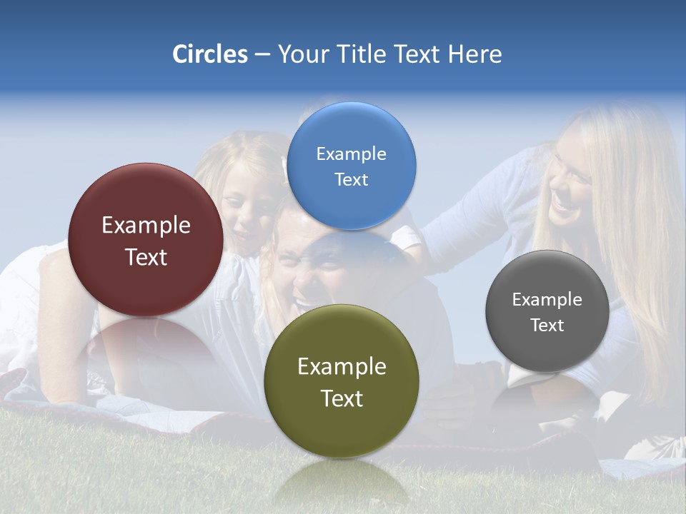 Vibrant Lifestyle Grass PowerPoint Template