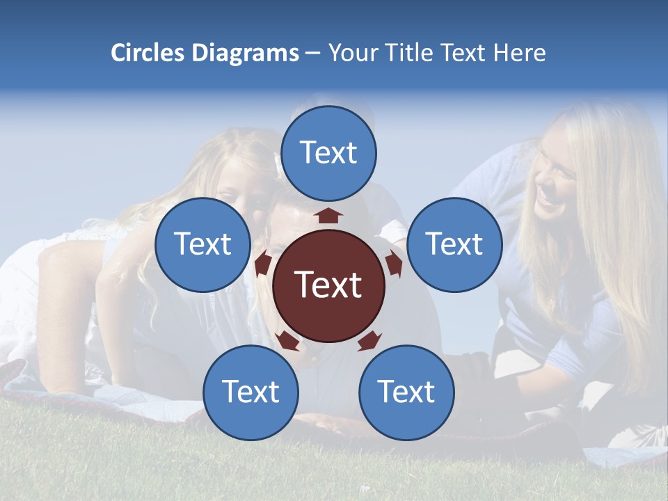 Vibrant Lifestyle Grass PowerPoint Template