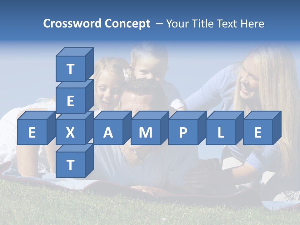 Vibrant Lifestyle Grass PowerPoint Template