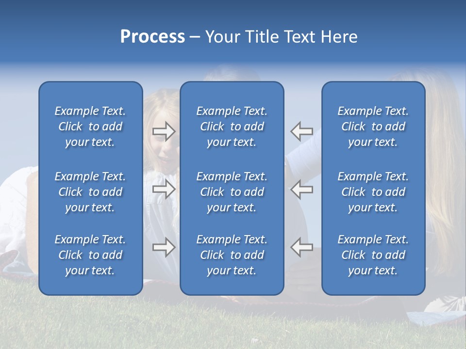 Vibrant Lifestyle Grass PowerPoint Template