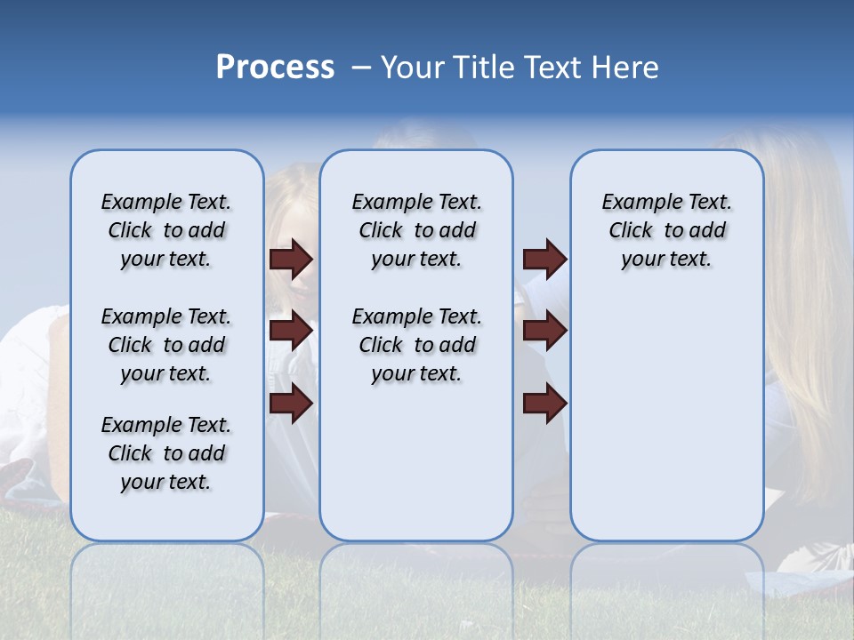 Vibrant Lifestyle Grass PowerPoint Template