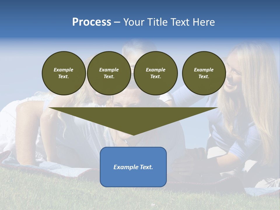 Vibrant Lifestyle Grass PowerPoint Template