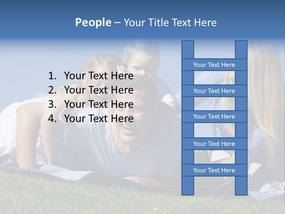 Vibrant Lifestyle Grass PowerPoint Template