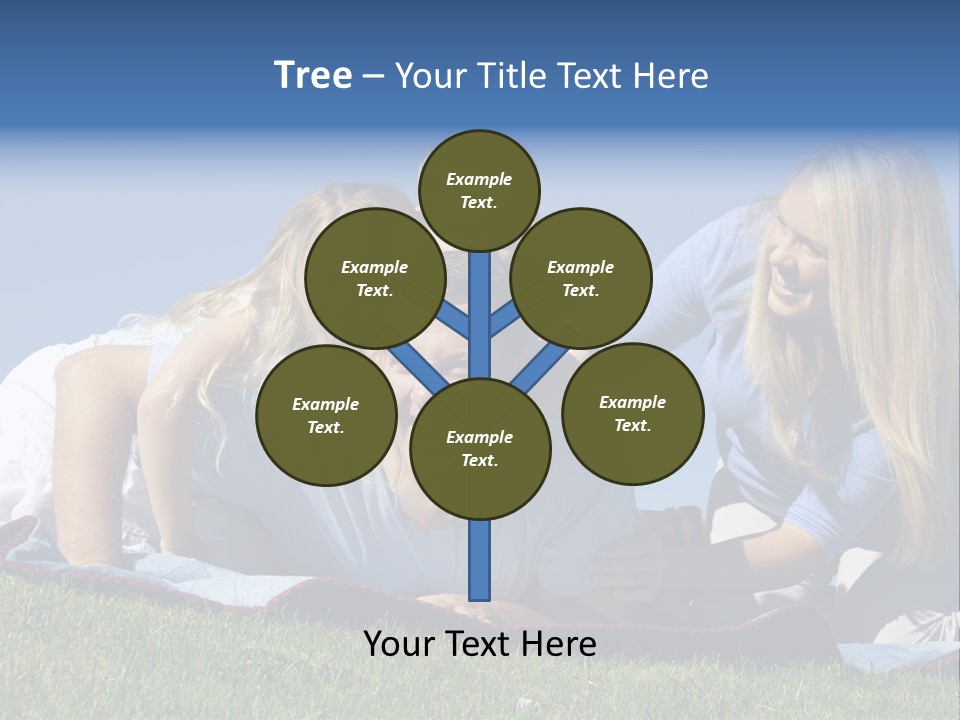 Vibrant Lifestyle Grass PowerPoint Template