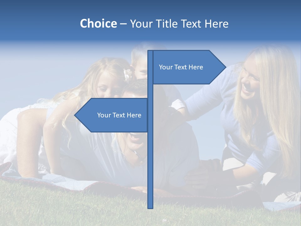 Vibrant Lifestyle Grass PowerPoint Template