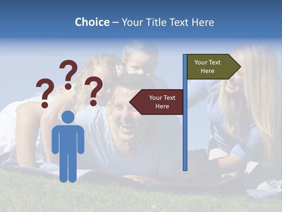 Vibrant Lifestyle Grass PowerPoint Template