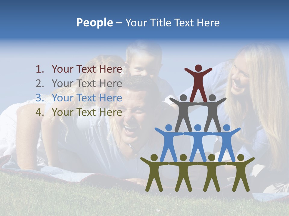 Vibrant Lifestyle Grass PowerPoint Template