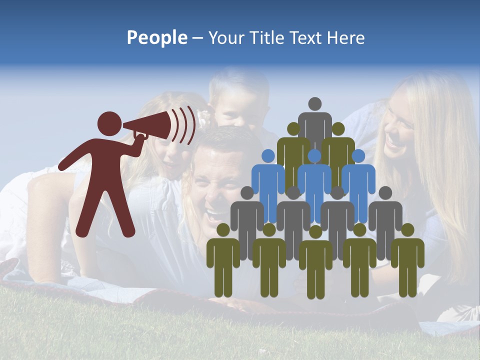 Vibrant Lifestyle Grass PowerPoint Template