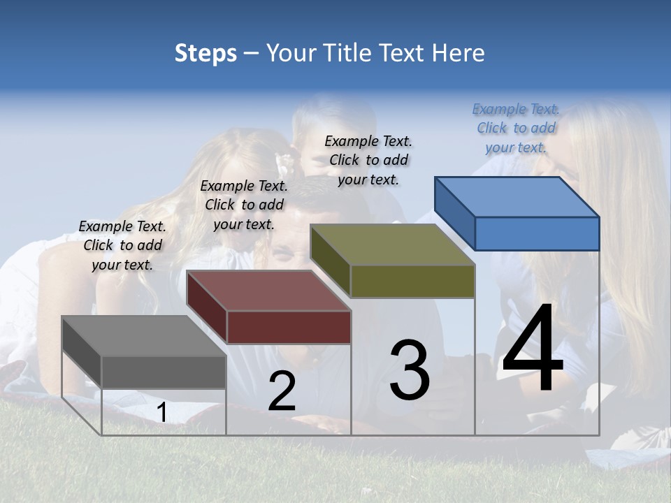 Vibrant Lifestyle Grass PowerPoint Template