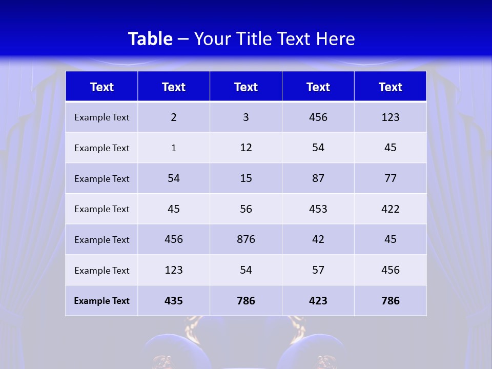 Chair PowerPoint Template