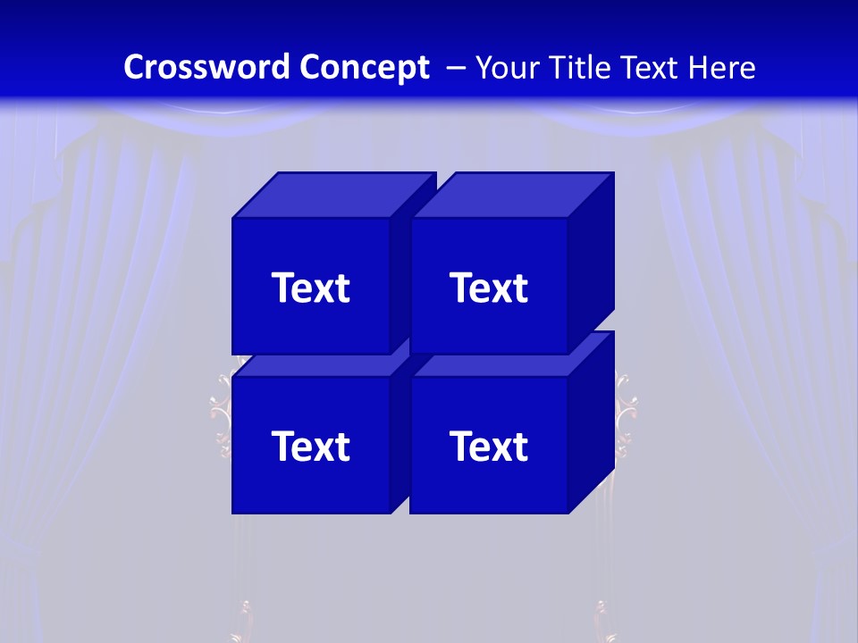 Red Curtains PowerPoint Template