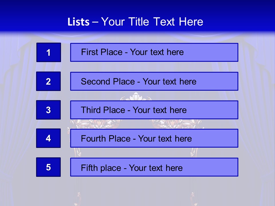 Red Curtains PowerPoint Template