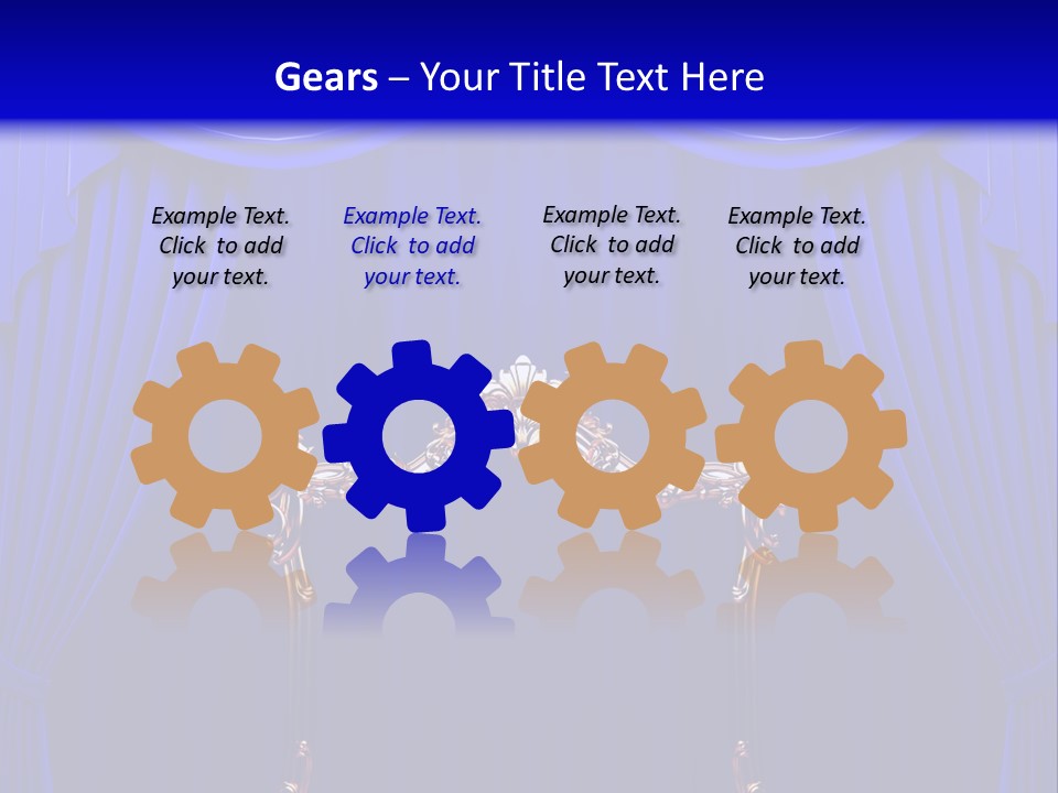 Red Curtains PowerPoint Template