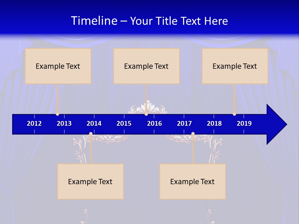Red Curtains PowerPoint Template