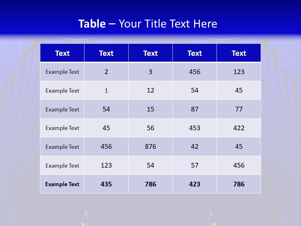 Red Curtains PowerPoint Template