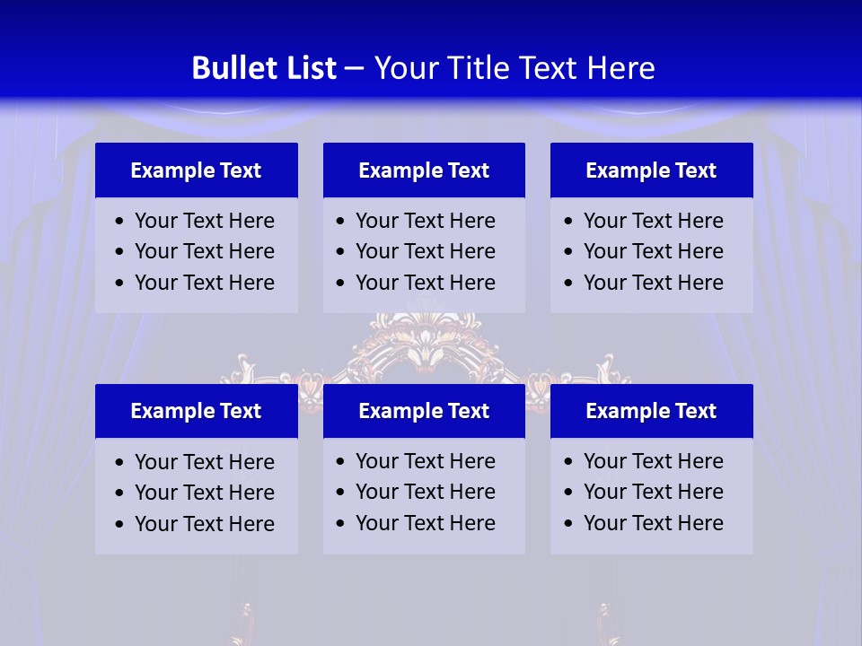 Red Curtains PowerPoint Template