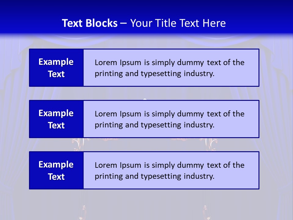 Red Curtains PowerPoint Template