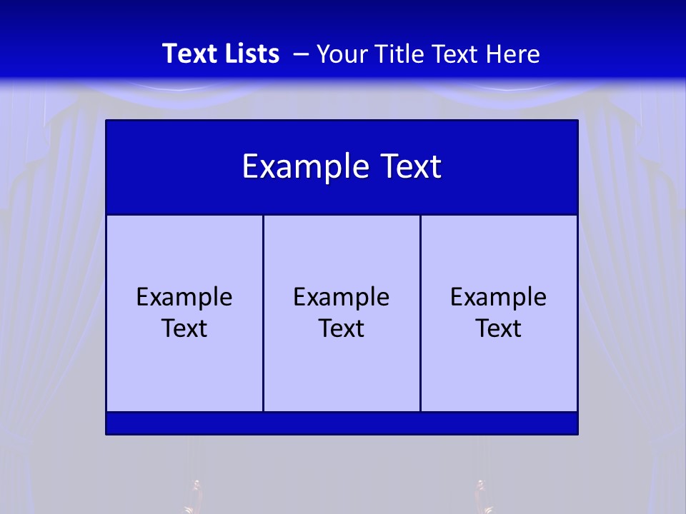 Red Curtains PowerPoint Template