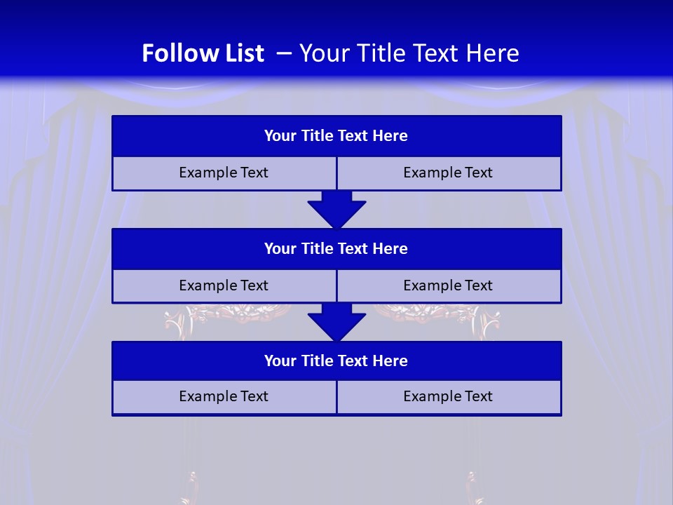Red Curtains PowerPoint Template