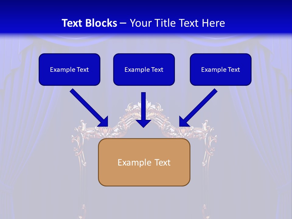 Red Curtains PowerPoint Template