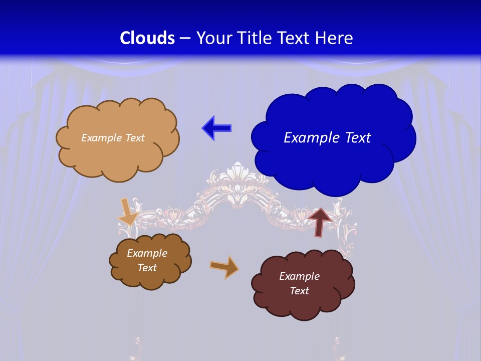 Red Curtains PowerPoint Template