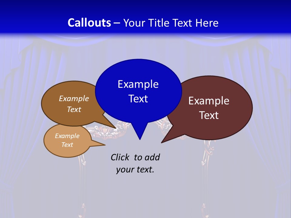 Red Curtains PowerPoint Template