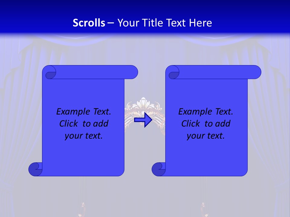 Red Curtains PowerPoint Template