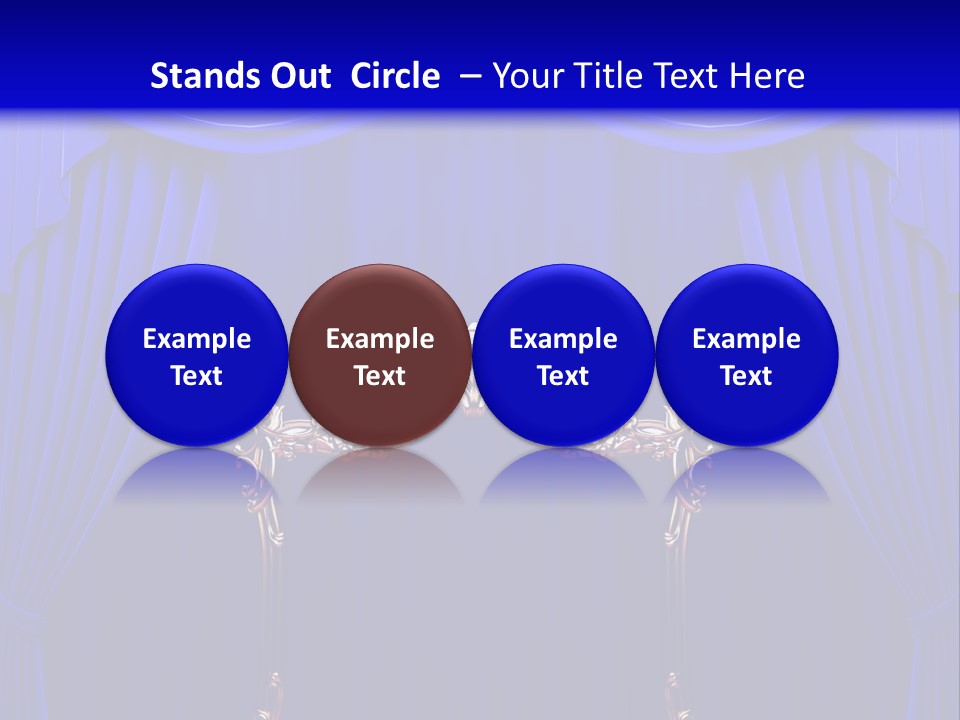 Red Curtains PowerPoint Template