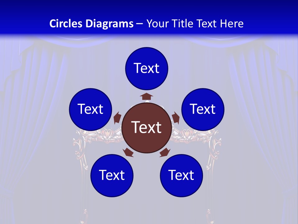 Red Curtains PowerPoint Template