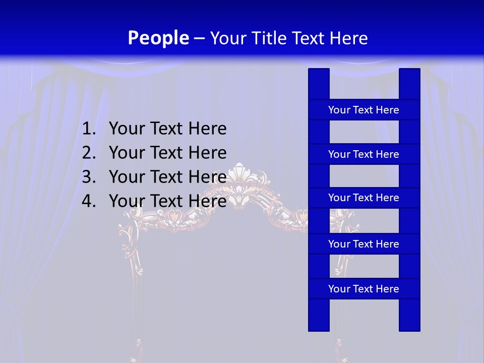 Red Curtains PowerPoint Template