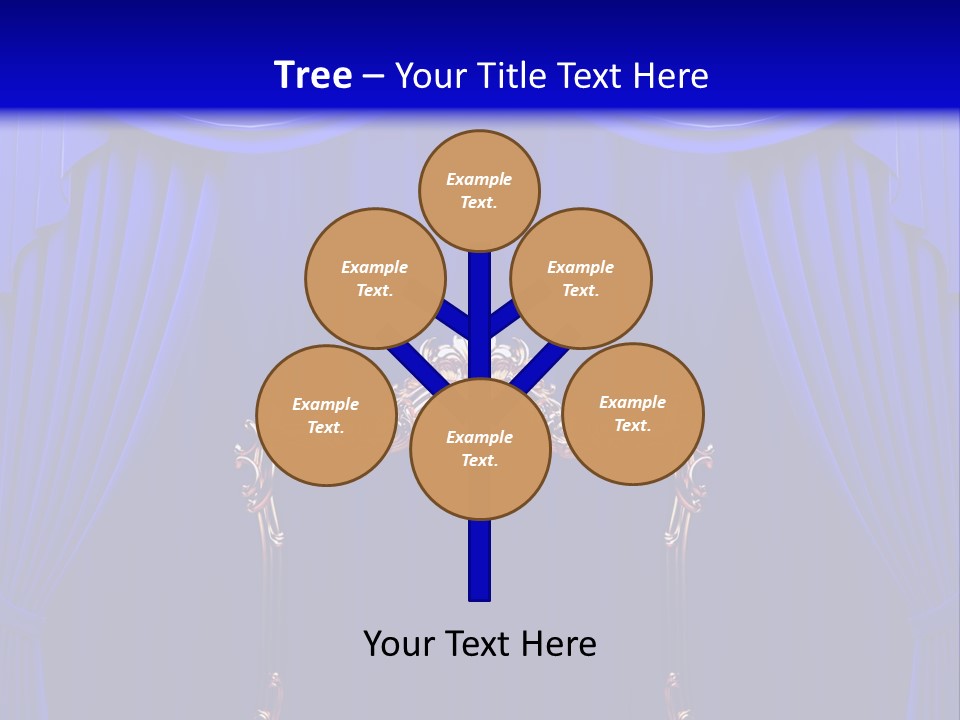 Red Curtains PowerPoint Template