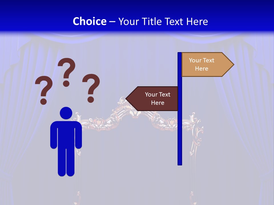 Red Curtains PowerPoint Template