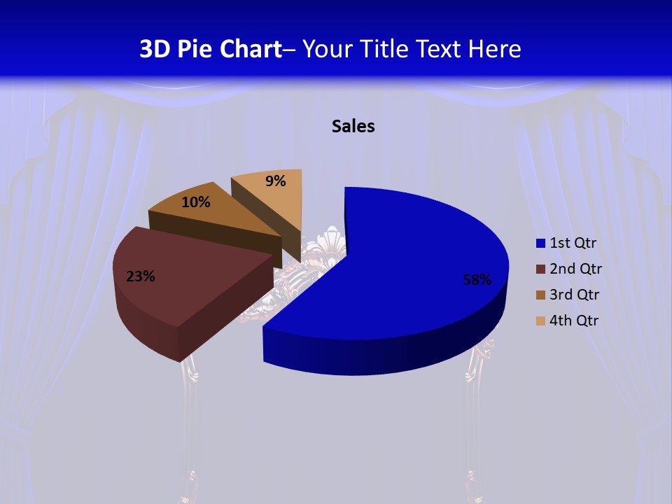 Red Curtains PowerPoint Template