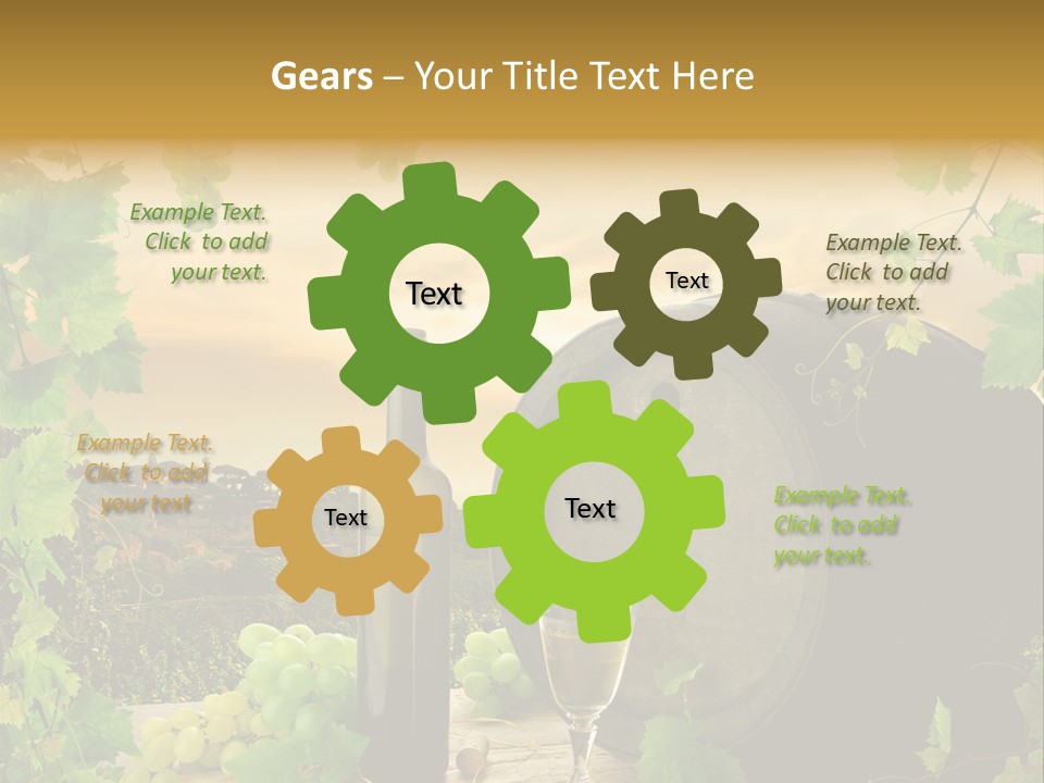 Wine Vineyard PowerPoint Template
