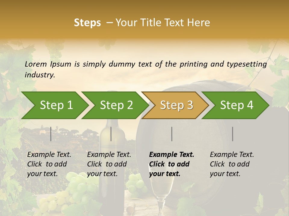 Wine Vineyard PowerPoint Template
