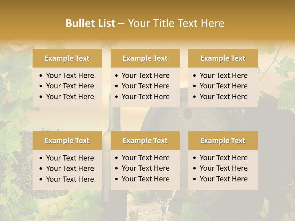 Wine Vineyard PowerPoint Template