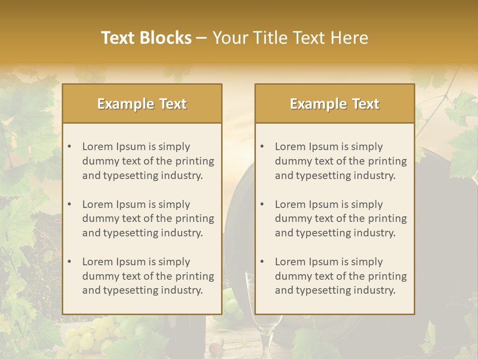 Wine Vineyard PowerPoint Template