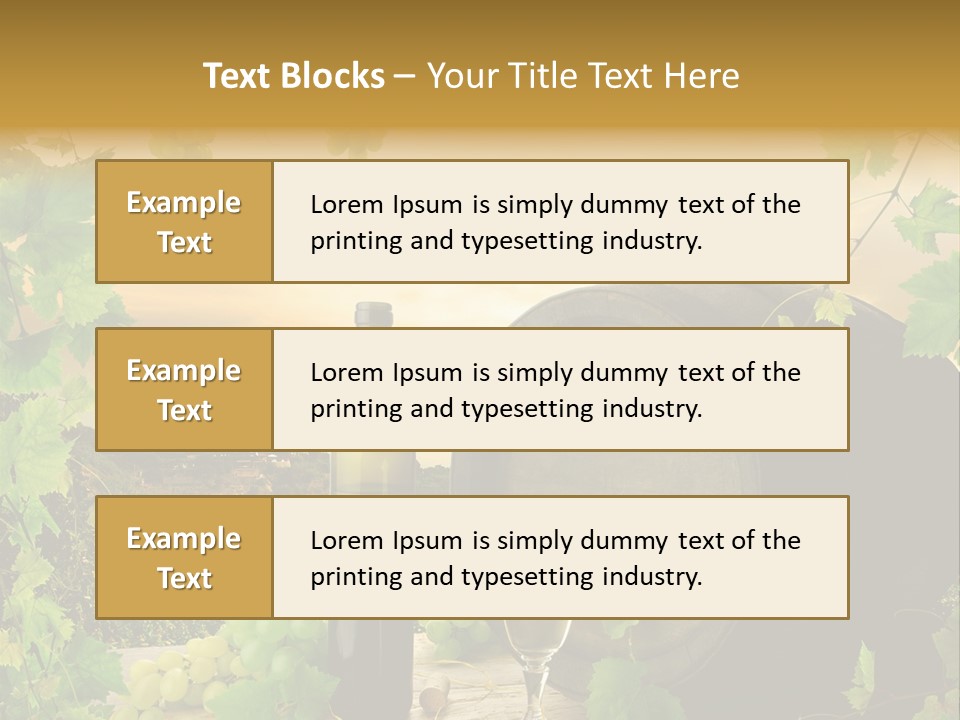 Wine Vineyard PowerPoint Template