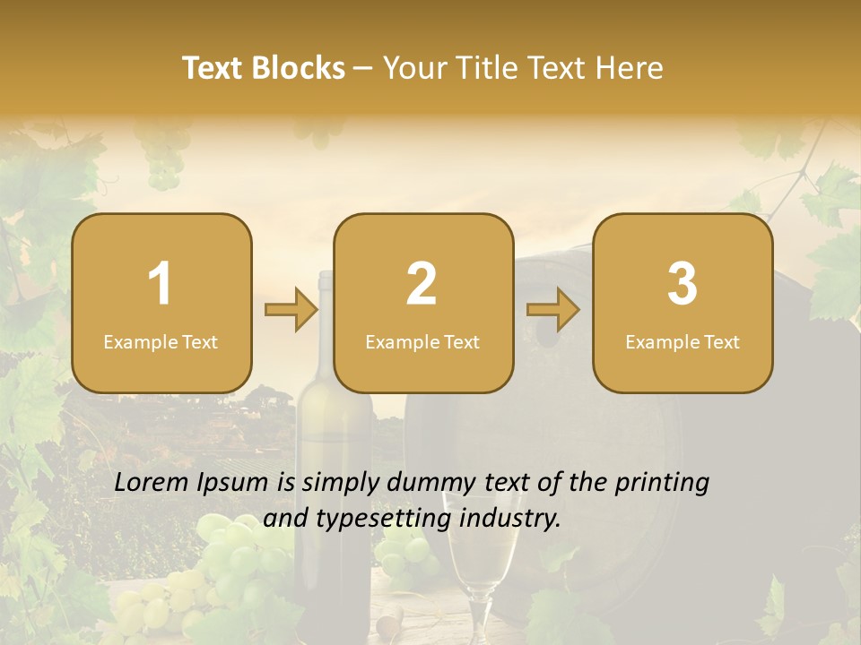 Wine Vineyard PowerPoint Template