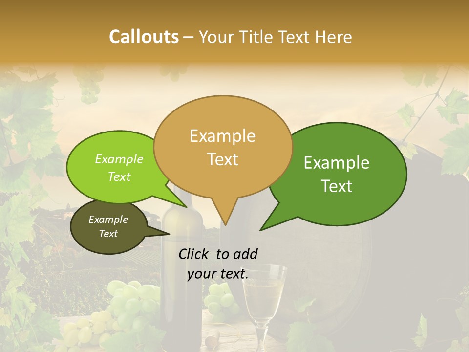 Wine Vineyard PowerPoint Template