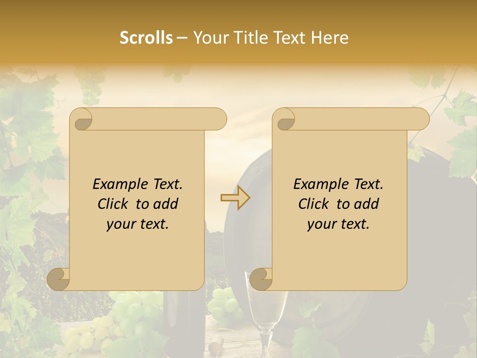 Wine Vineyard PowerPoint Template
